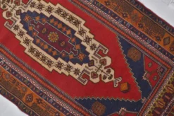 Tapis anatolien rouge et marron sku 2575