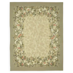 Tapis Aubusson vintage européen fait main 268 cm x 355 cm