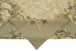 Tapis Aubusson vintage européen fait main 268 cm x 355 cm