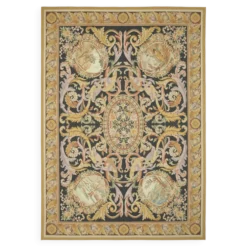 Tapis Aubusson vintage européen fait main 296 cm x 426 cm