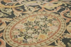 Tapis Aubusson vintage européen fait main 296 cm x 426 cm