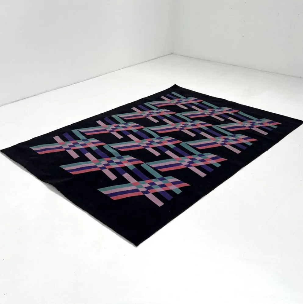 Tapis aux formes géométriques par Missoni, 1980