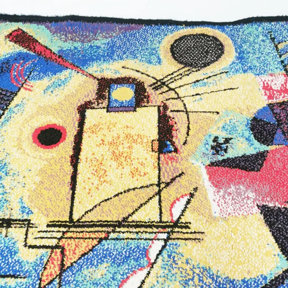 Tapis avec une composition de Wassily Kandinsky, Shahbano, Allemagne années 1980.