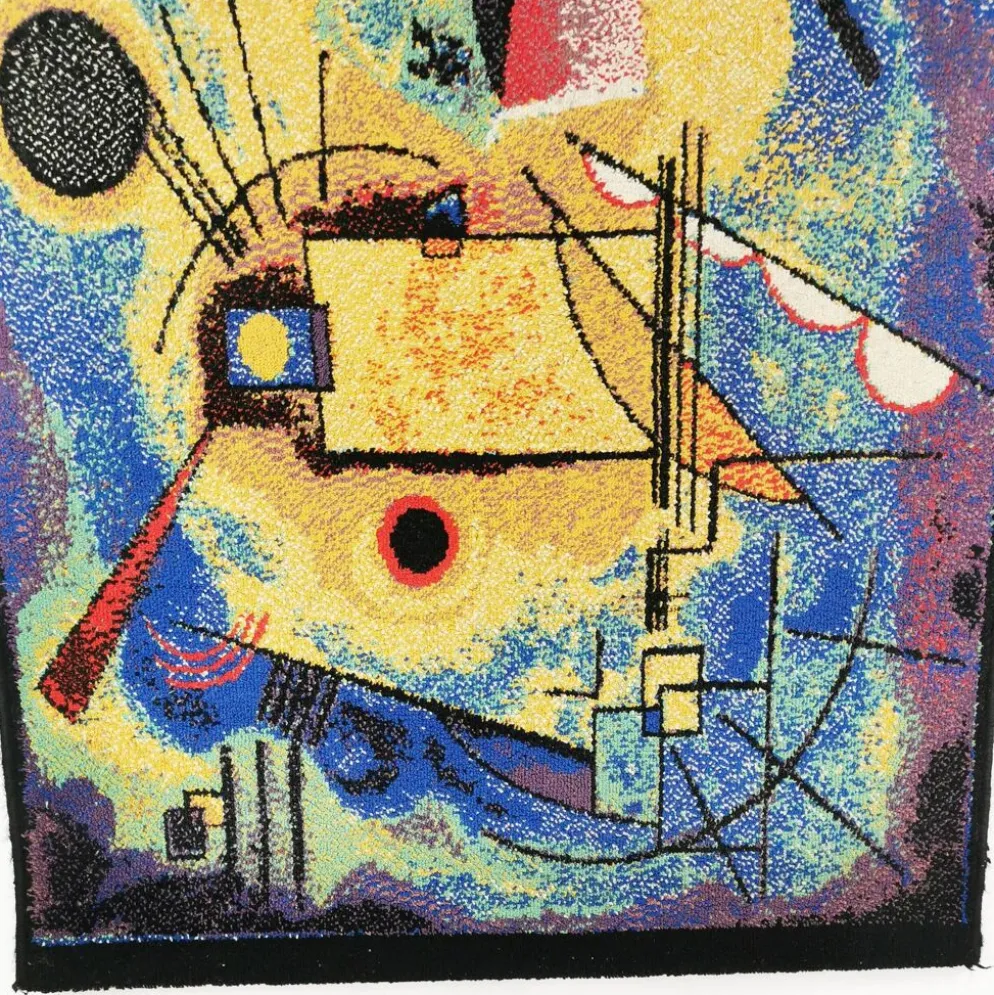 Tapis avec une composition de Wassily Kandinsky, Shahbano, Allemagne années 1980.