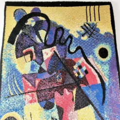 Tapis avec une composition de Wassily Kandinsky, Shahbano, Allemagne années 1980.