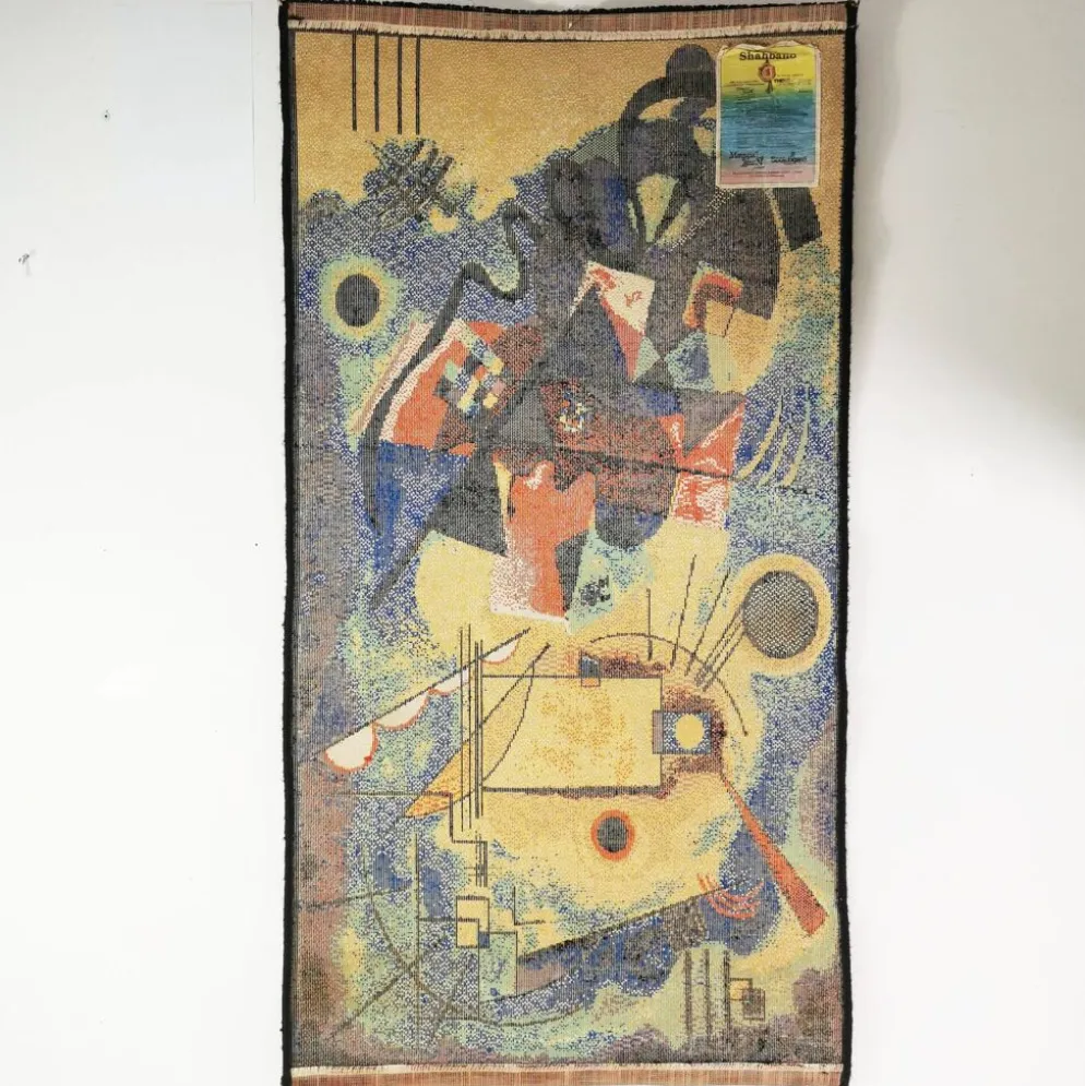 Tapis avec une composition de Wassily Kandinsky, Shahbano, Allemagne années 1980.