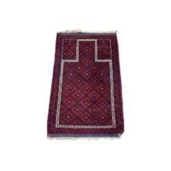 Tapis Baluch en laine noué à la main vintage, années 1970