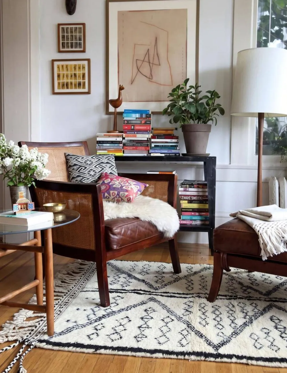 Tapis Beni Ouarain Berbère - 159 x 112 cm