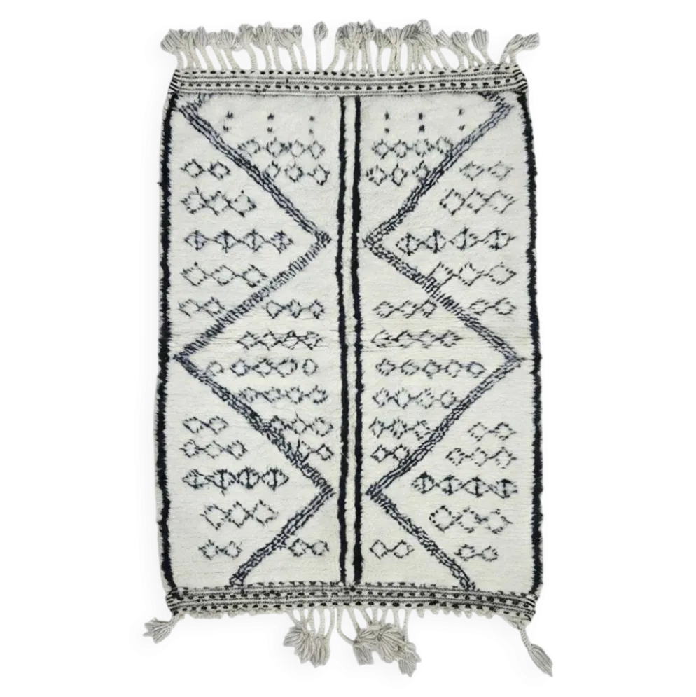 Tapis Beni Ouarain Berbère - 159 x 112 cm