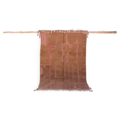 Tapis Beni Ouarain tissé à la main 255×155cm – Terracotta & Argile - AZ821