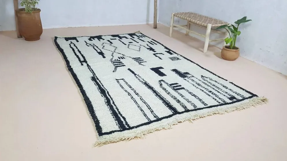 Tapis Beni Ouarain, 275 x 155 cm