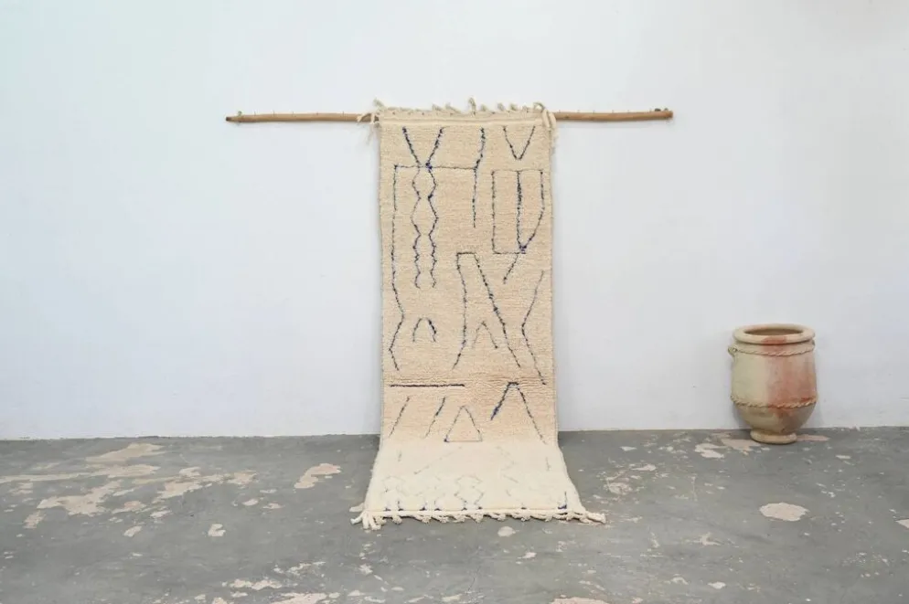 Tapis Beni Ouarain, 295 x 95 cm - R304