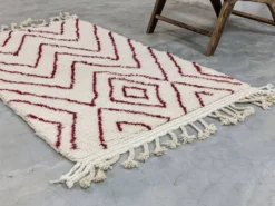 Tapis Beni Ouarain, 165 x 100 cm || 5,41 x 3,28 pieds, P-161