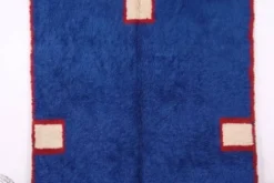 Tapis berbère beni ouraine en laine fait main traditionnelle taille 2/3 m