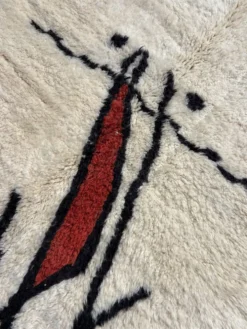 Tapis berbère Beni Ourain en laine, Marrakech