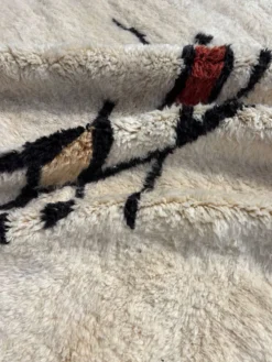 Tapis berbère Beni Ourain en laine, Marrakech