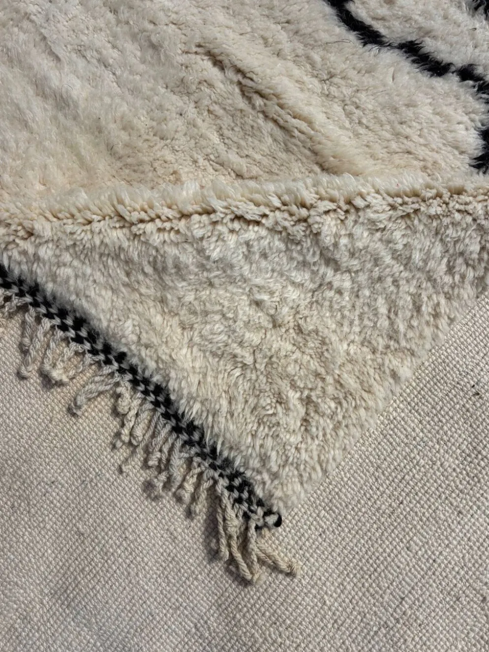 Tapis berbère Beni Ourain en laine, Marrakech