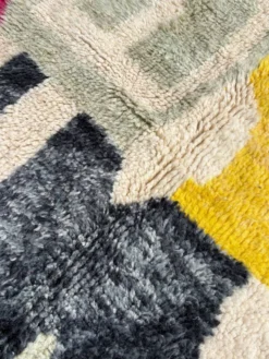 Tapis berbère Beni Ourain marocain en laine