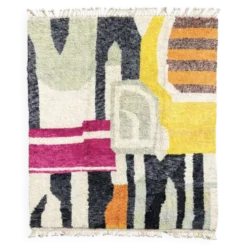 Tapis berbère Beni Ourain marocain en laine