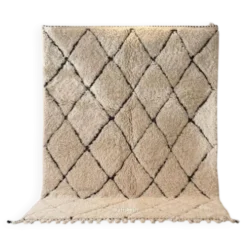 Tapis berbère en laine naturel 200/260cm