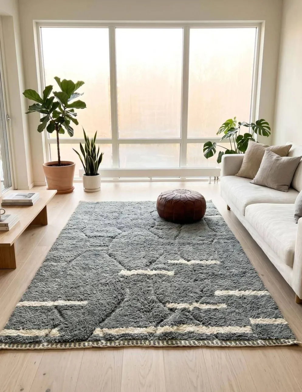 Tapis Berbère Gris - 270 x 180 cm