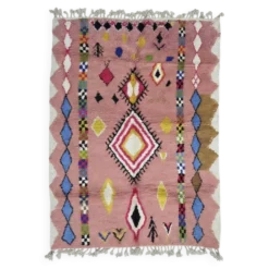 Tapis Berbère Rose - 293 x 210 cm