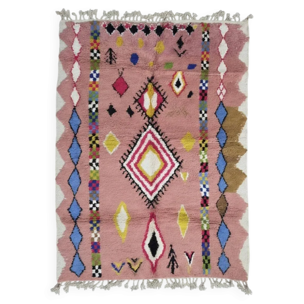 Tapis Berbère Rose - 293 x 210 cm