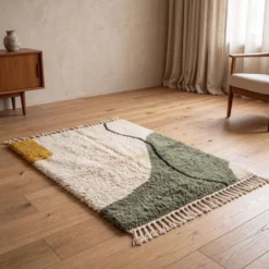 Tapis berbère traditionnel artisanale fait main 1,5/2,5 m