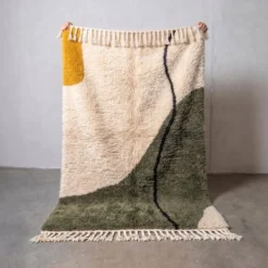 Tapis berbère traditionnel artisanale fait main 1,5/2,5 m