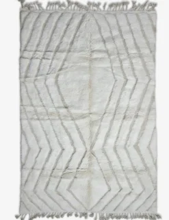 Tapis blanc Berbère - 300 x 196 cm