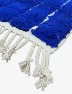 Tapis Bleu Contemporain - 300 x 237 cm