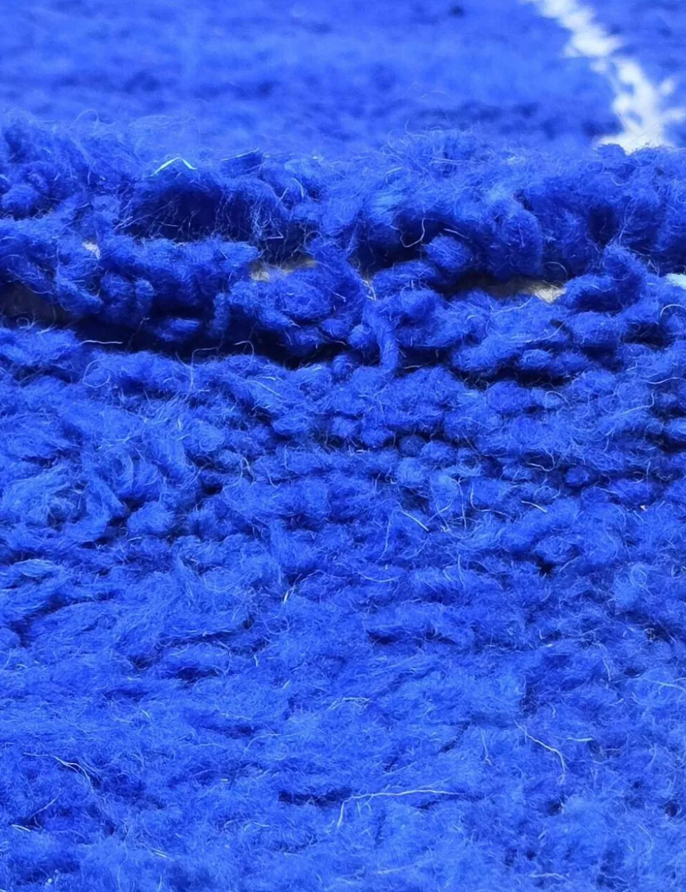 Tapis Bleu Contemporain - 303 x 245 cm