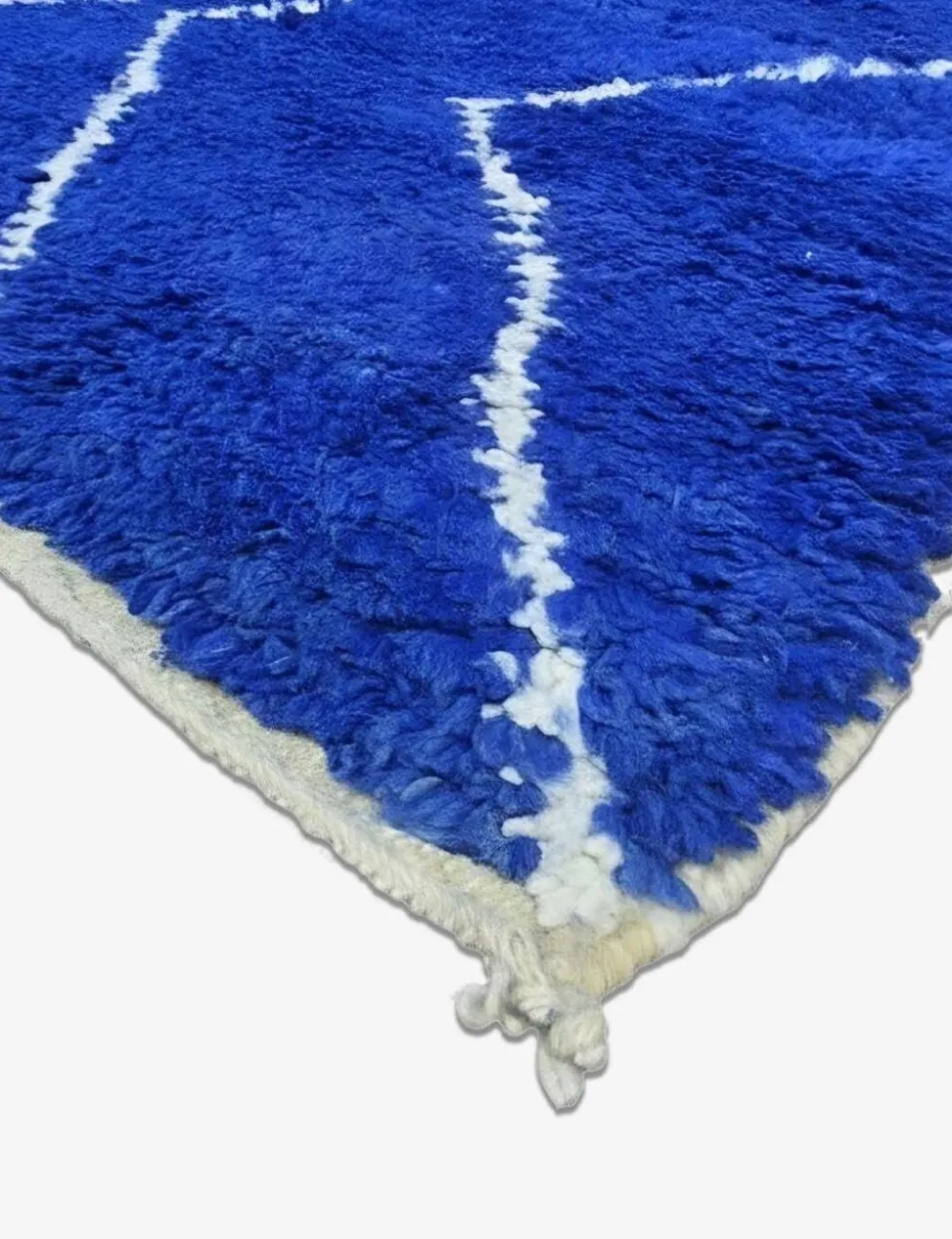 Tapis Bleu Contemporain - 303 x 245 cm