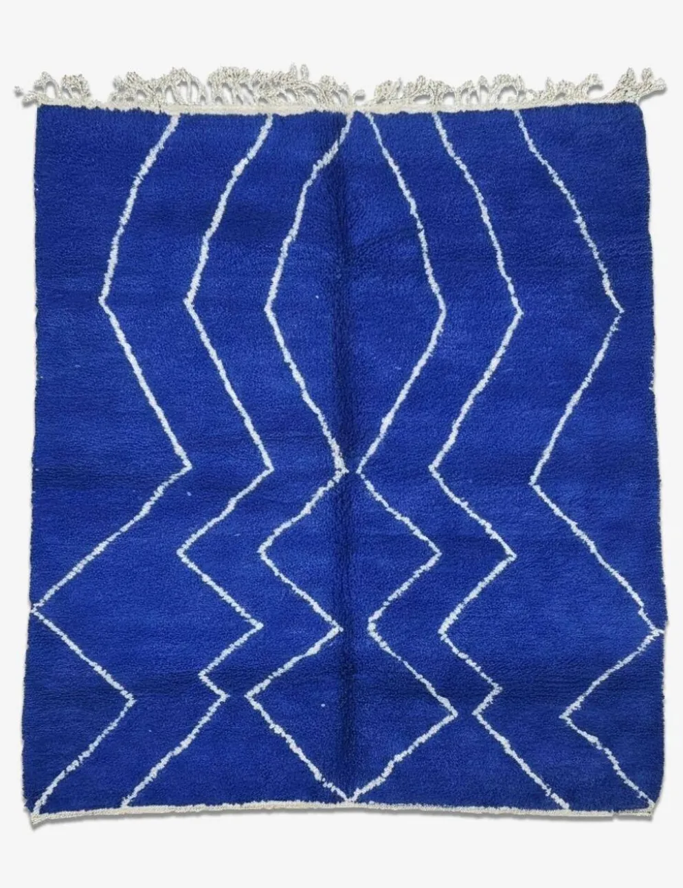 Tapis Bleu Contemporain - 303 x 245 cm