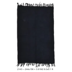 Tapis Blue Marine, Kilim Vintage en Laine 156x244 cm