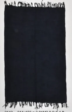 Tapis Blue Marine, Kilim Vintage en Laine 156x244 cm