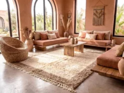 Tapis bérbere fait main artisanale traditionnelle taille 150/250 cm