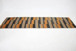 Tapis/Carpet géométrique moderniste Bauhaus, Tchécoslovaquie / années 1930