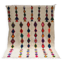 Tapis coloré fait main