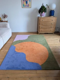 Tapis Color Therapis - laine tuftée main