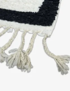 Tapis Corridor Blanc et Noir - 193 x 54 cm