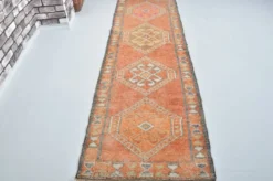 Tapis couloir Oushak vintage sku 3545