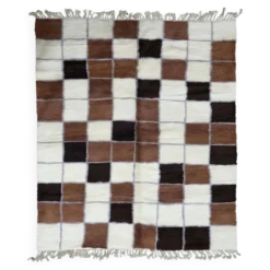Tapis à Damier du Maroc - 300 x 259 cm