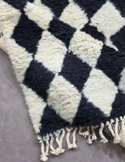 Tapis à Damier noir - 300 x 260 cm