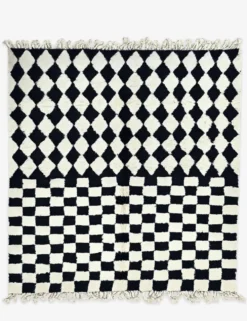Tapis à Damier noir - 300 x 260 cm