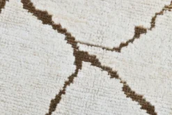 Tapis de chanvre beige scandinave 192x275Cm