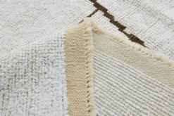 Tapis de chanvre beige scandinave 192x275Cm