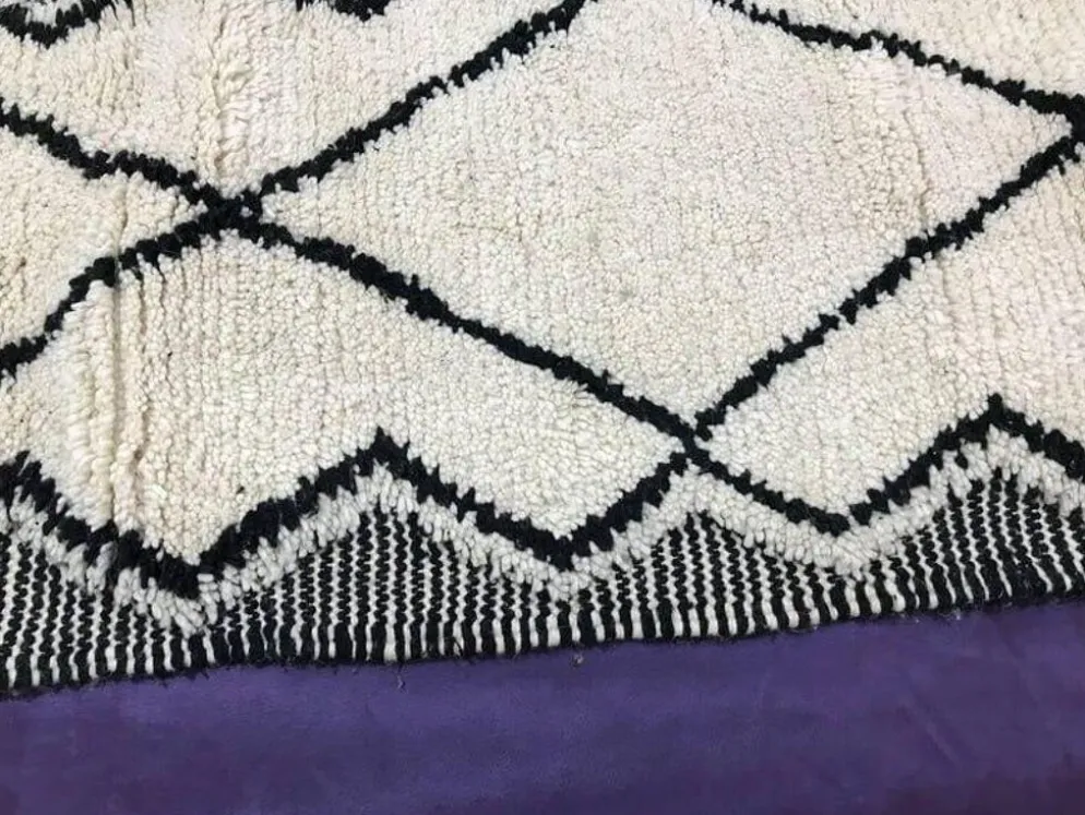 Tapis de couloir fait main traditionnelle artisanale taille 75/300 cm