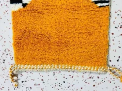 Tapis de couloir fait main traditionnelle à motifs colorés taille 76/300 cm