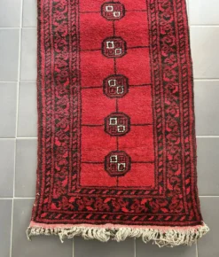 Tapis de couloir Ouzbek de Boukhara 55x140
